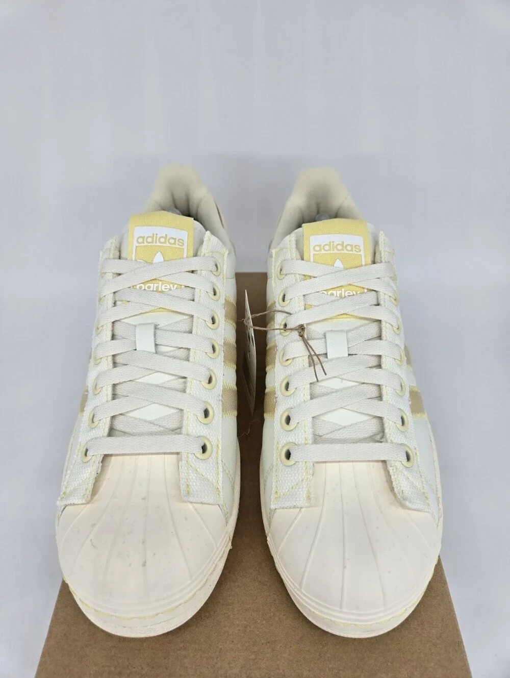 adidas Men's Parley x Superstar GX6970 Off White Shoes Size 9